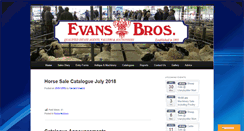 Desktop Screenshot of llanybydder.evansbros.co.uk