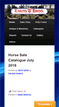Mobile Screenshot of llanybydder.evansbros.co.uk